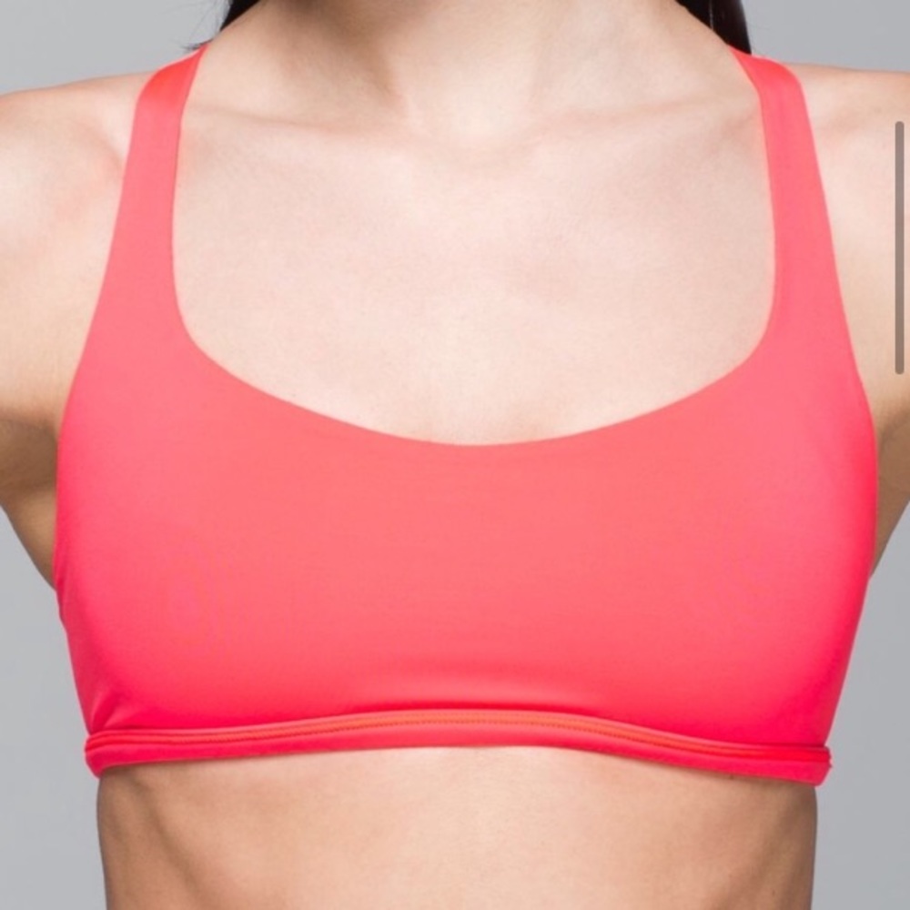 Lululemon Coral Free to Be Wild Bra 8